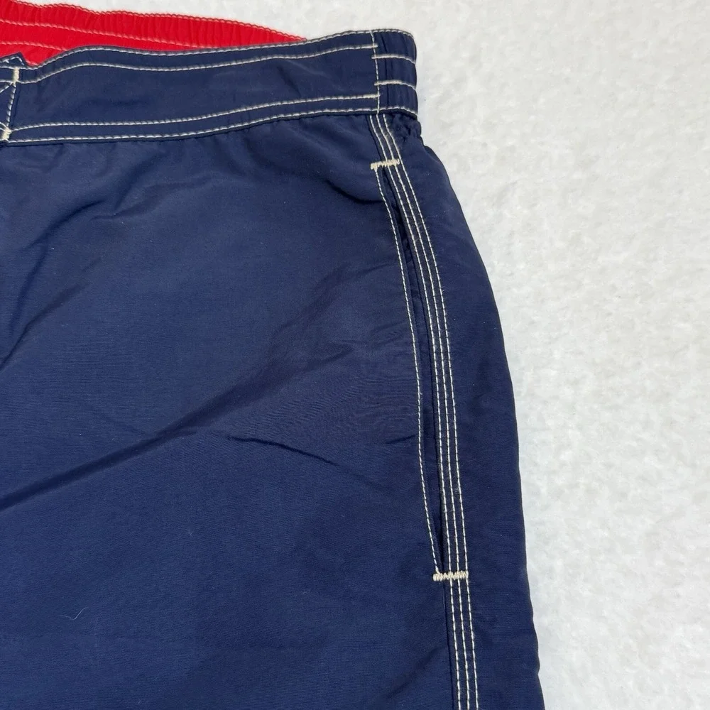 Polo Ralph Lauren Swim Shorts Mens M Lined Board Shorts Nylon Blue Solid